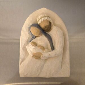 Vintage 2002 Willow Tree Holy Family Plaque Hand Painted by Artist Susan Lordi